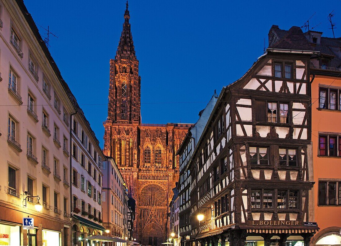 France, Alsace, Strasbourg, Cathedral