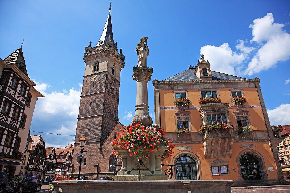 France, Alsace, Obernai, Route du Vin l'Alsace