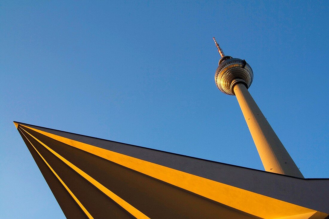 Fernsehturm, Berlin’s tall-rising TV tower, sits at Alexanderplatz in eastern Berlin. The imposing structure was erected at the height of the Cold War by the communist authorities, and it towers over the entire capital. Soon after its construction, West B