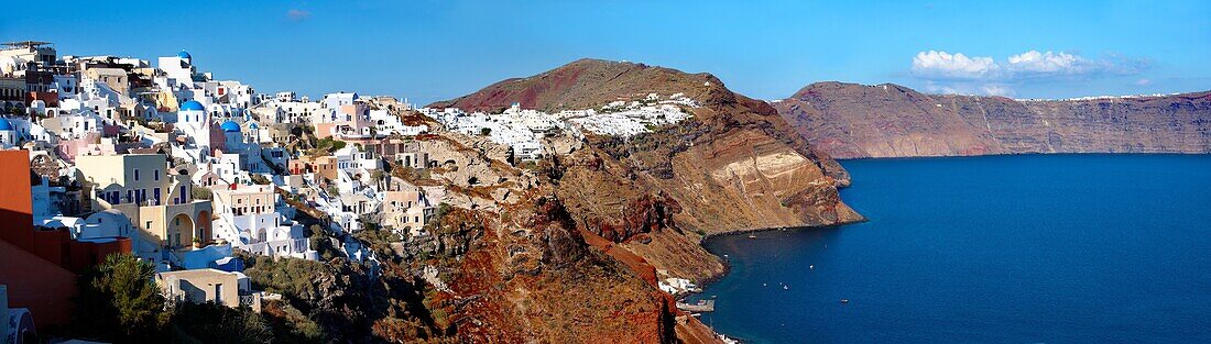 oia Ia Santorini Town- Greek Cyclades islands.