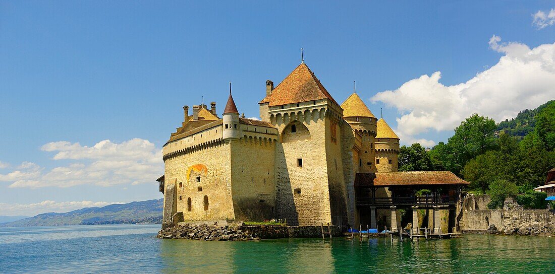 Chateaux Chillion on Lac Leman, Montreaux, Vaud Switzerland