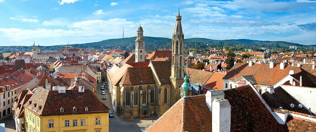Roof top views Sopron, Hungary