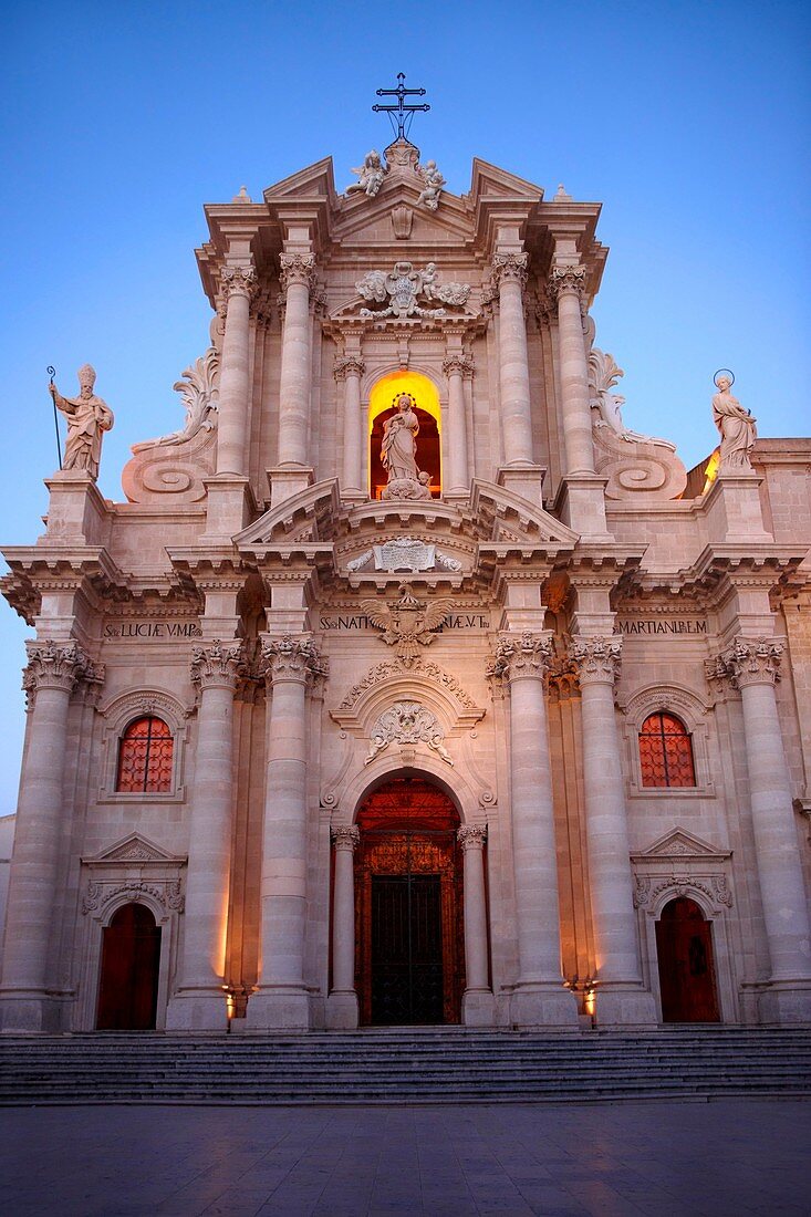 The Baroque Duomo cathedral, Syracuse Siracusa, Sicily