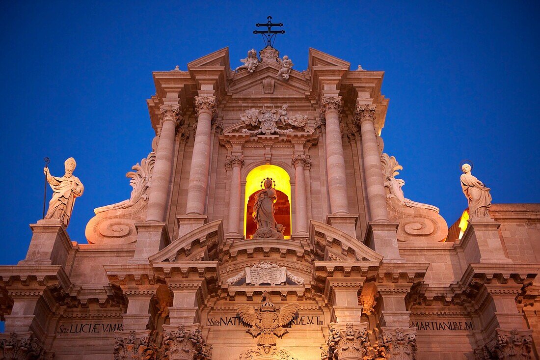 The Baroque Duomo cathedral, Syracuse Siracusa, Sicily