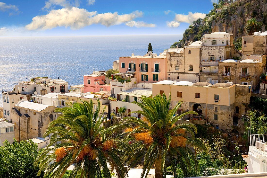 The fashionable resort of Positano, Amalfi coast, Italy