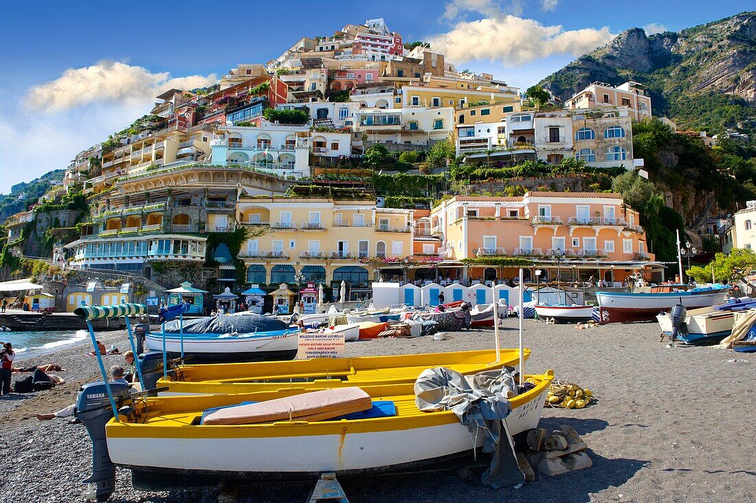 The fashionable resort of Positano, Amalfi coast, Italy