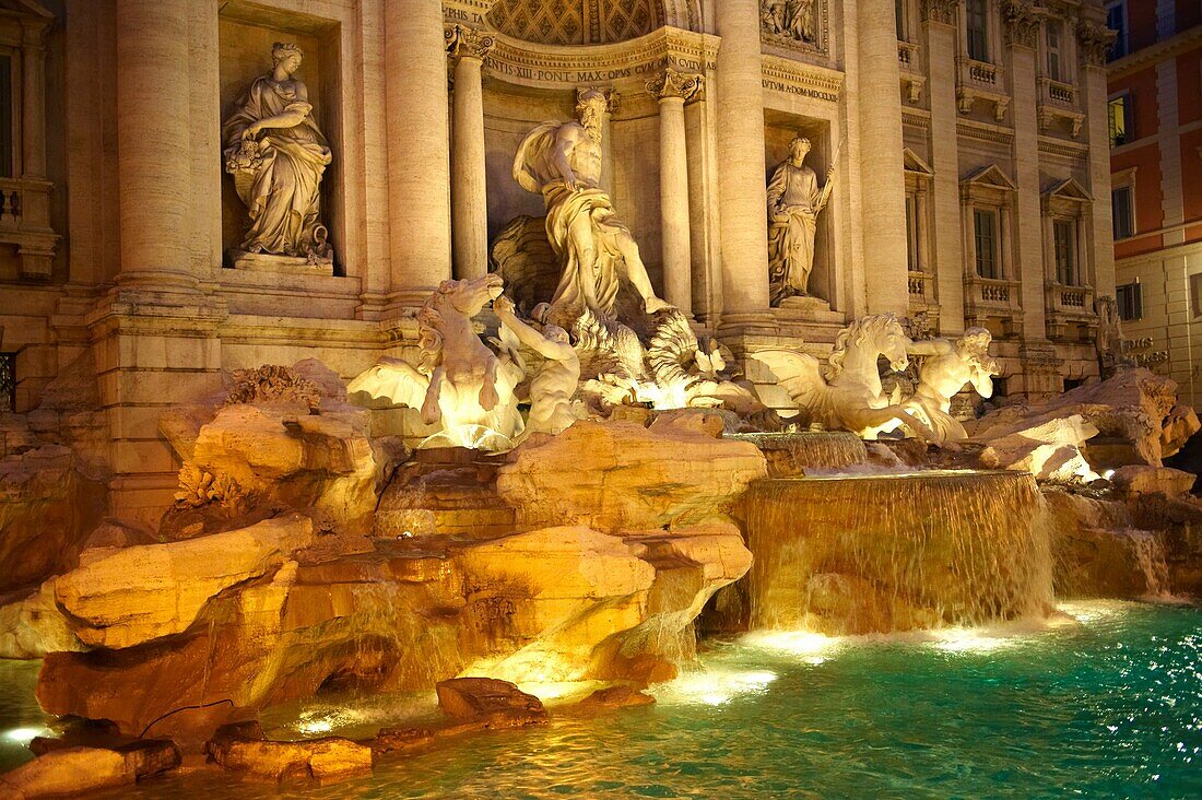 The Baroque Trevi Fountain Rome