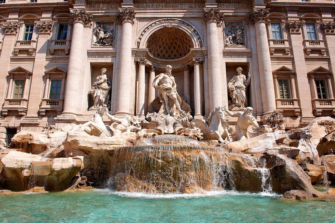 The Baroque Trevi Fountain Rome