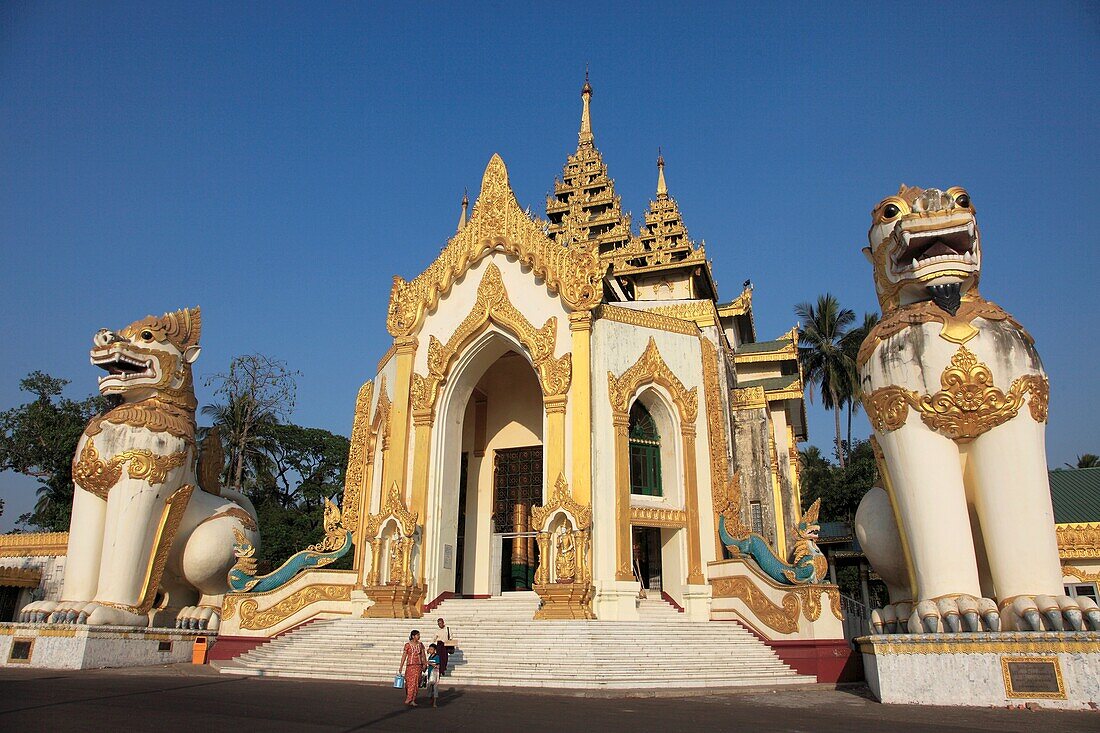 Myanmar, Burma, Yangon, Rangoon, Shwedagon Pagoda