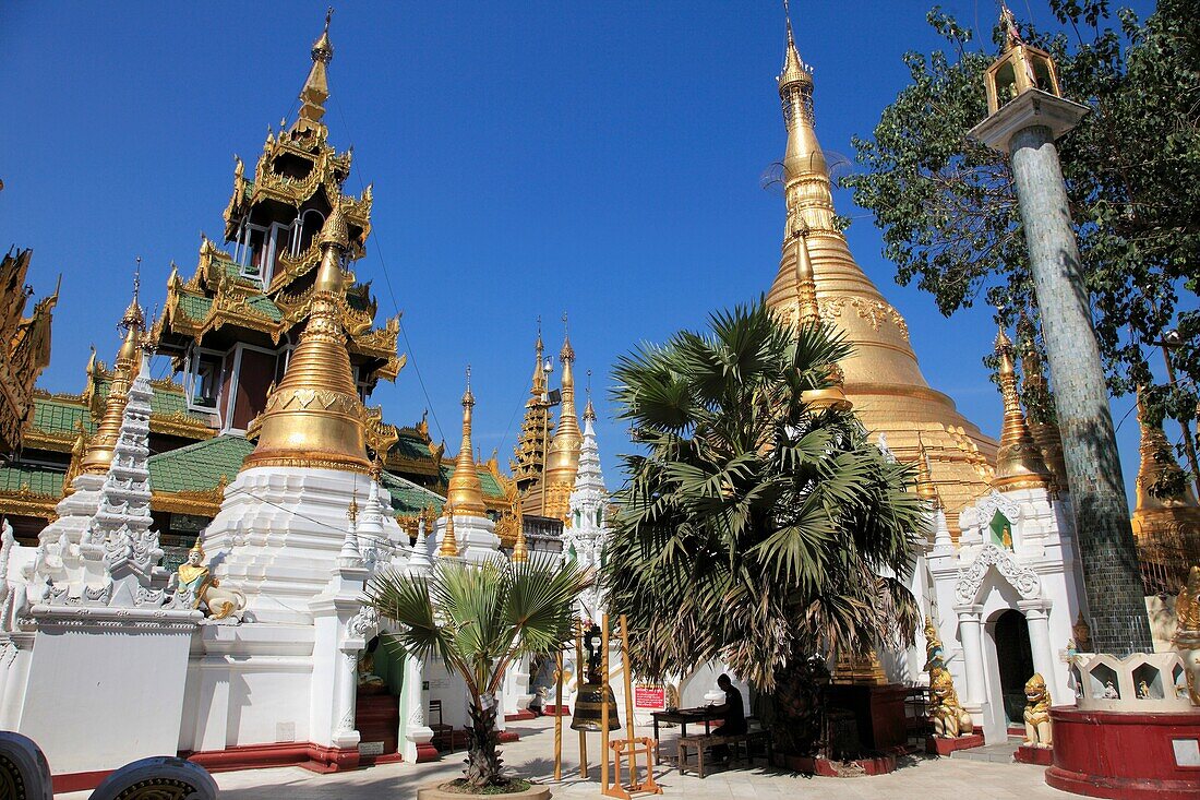 Myanmar, Burma, Yangon, Rangoon, Shwedagon Pagoda