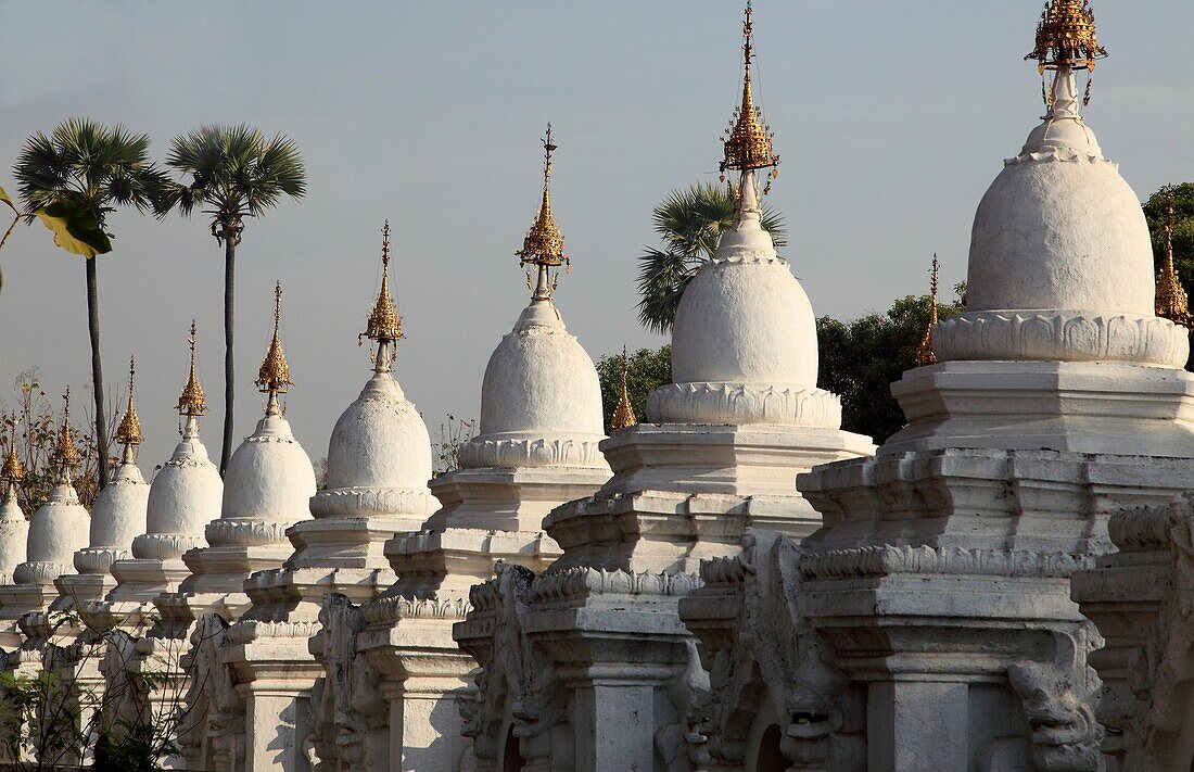 Myanmar, Burma, Mandalay, Kuthodaw Pagoda