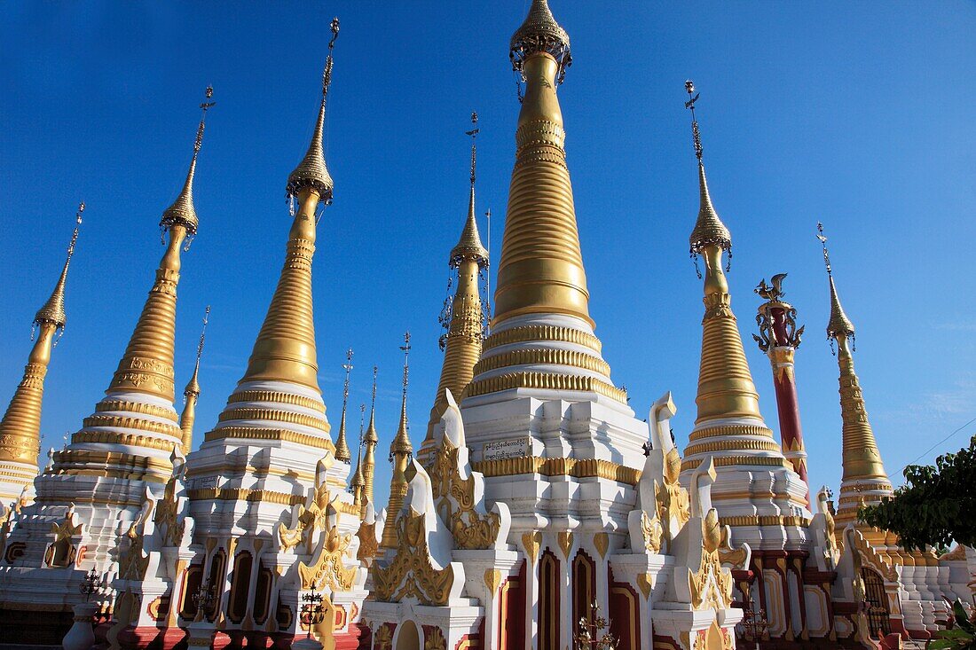 Myanmar, Burma, Nyaungshwe, Kyaukhpyugyi Pagoda