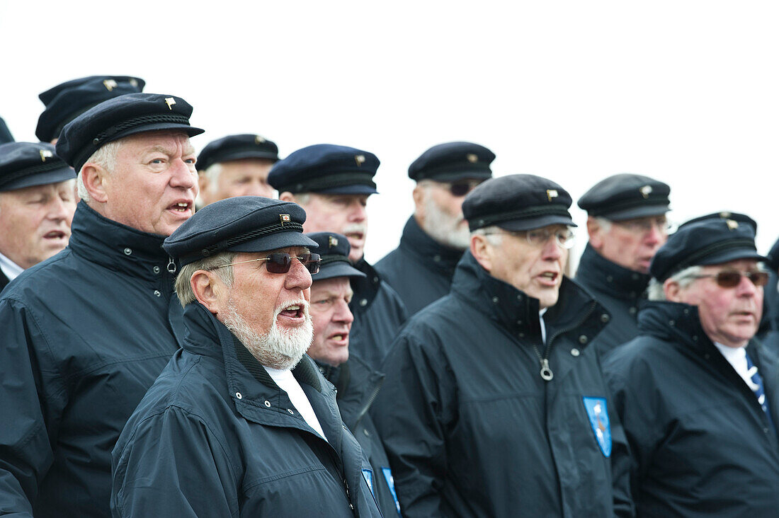 Shanty choir, Sylt, Schleswig-Holstein, Germany