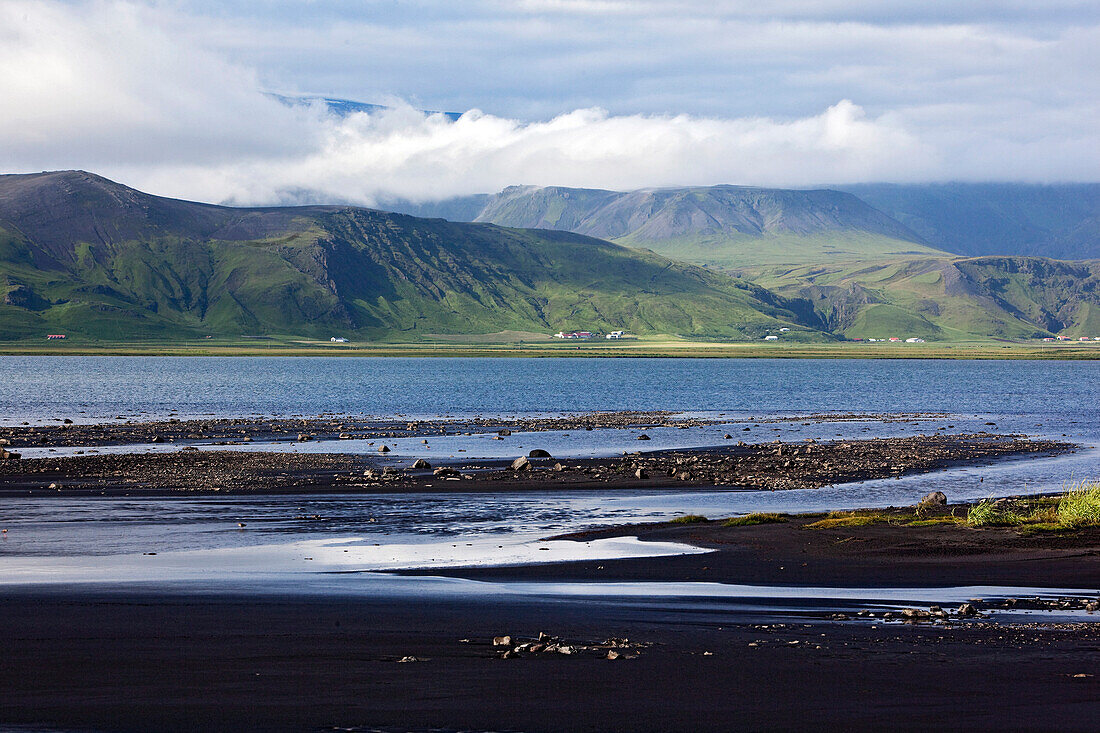 The Nature Reserve of Dyrholaey, a Volcano-Formed Island, Now a Peninsula near Vik on the Southern Coast of Iceland, Europe