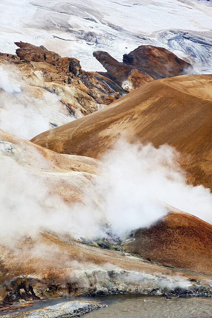 Kerlingarfjoll Mountains Situated near Route F35 From Kjolur, Highlands of Iceland, Europe