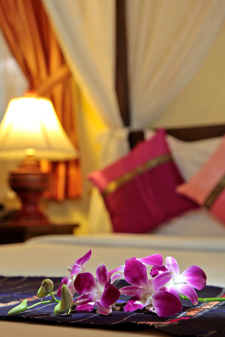 A Room at the Coral Hotel, Bang Saphan, Prachuap Khiri Khan Province, Thailand, Asia