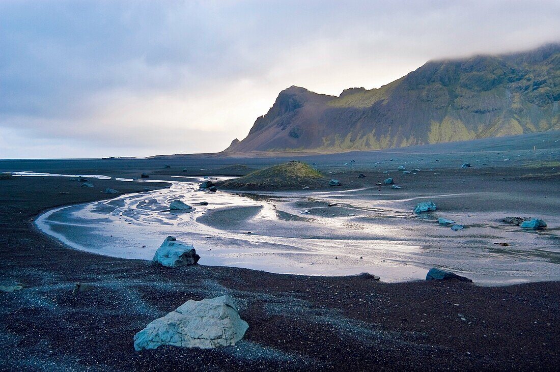 Icelandic Landscape near Hofn, Iceland