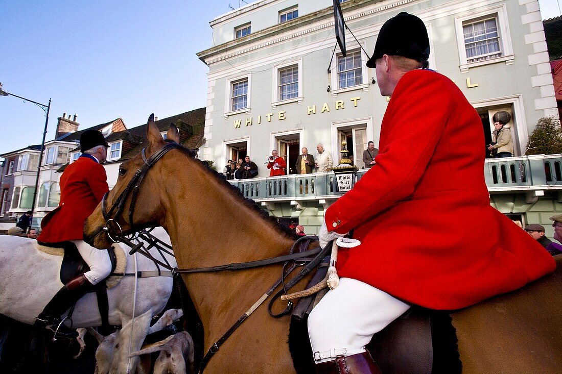 Southdown and Eridge Hunt, Boxing Day, Lewes, Sussex, England