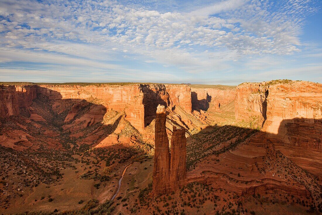 Spider rock View in the Canyon de Chelly, Arizona