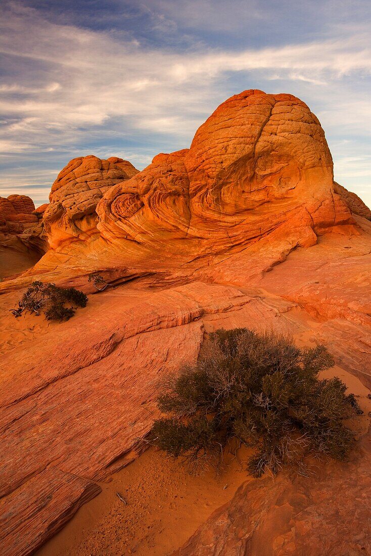 Sandstone formations in Coyote buttes wilderness