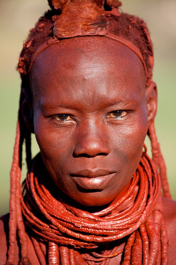 Himba woman, near to Epupa Falls, Kaokoland, Namibia