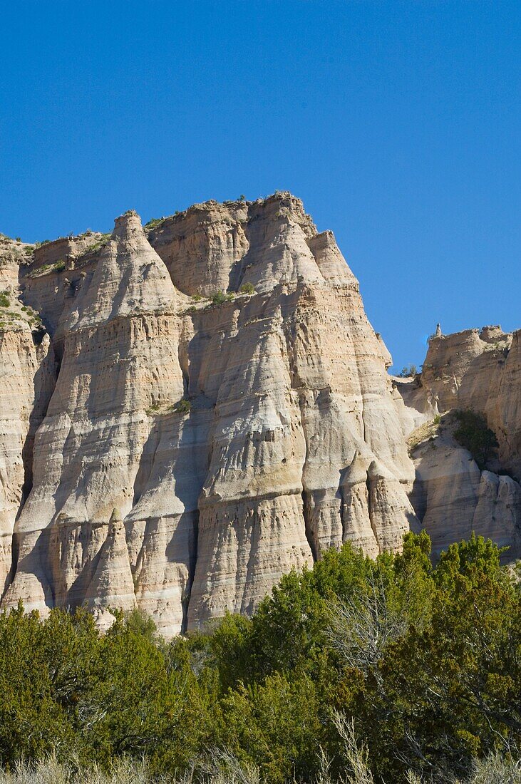 Kasha-Katuwe Tent Rocks National Monument, New Mexico was designated a National Monument in January 17, 2001 The cone shaped tent rock formations were formed by volcanic eruptions about 6 to 7 million years ago