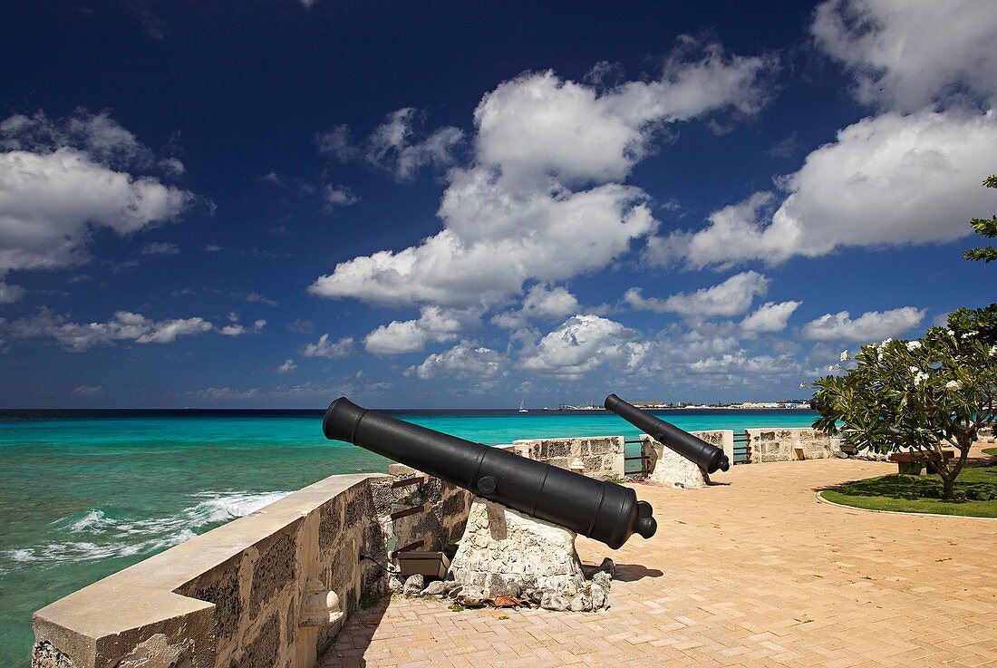 English iron cannons from 17th century at Needham's Point, Barbados, 'St Michael'