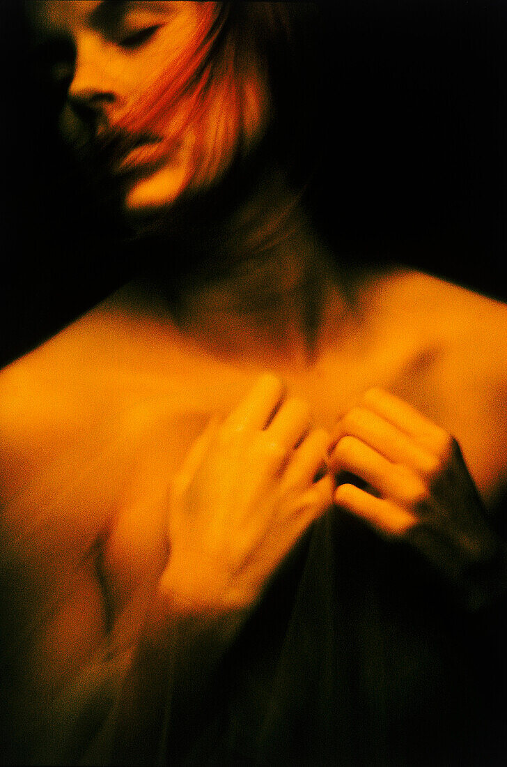 Sensual Woman, Infrared Portrait