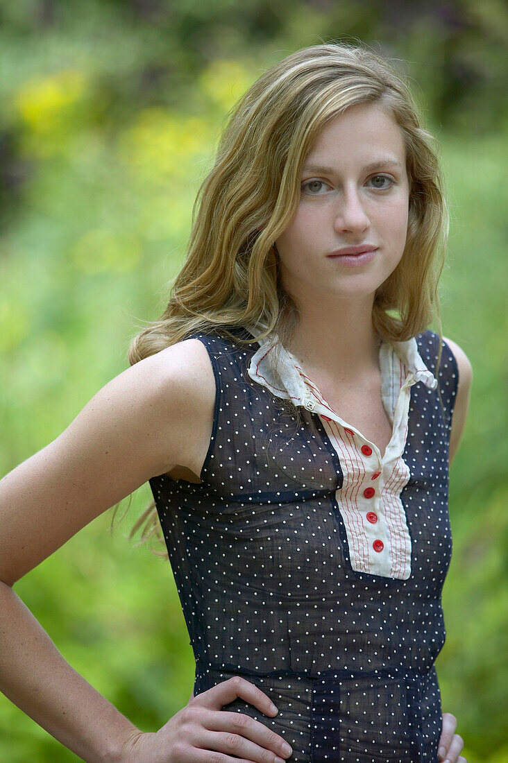 Beautiful Woman Outdoor, Portrait