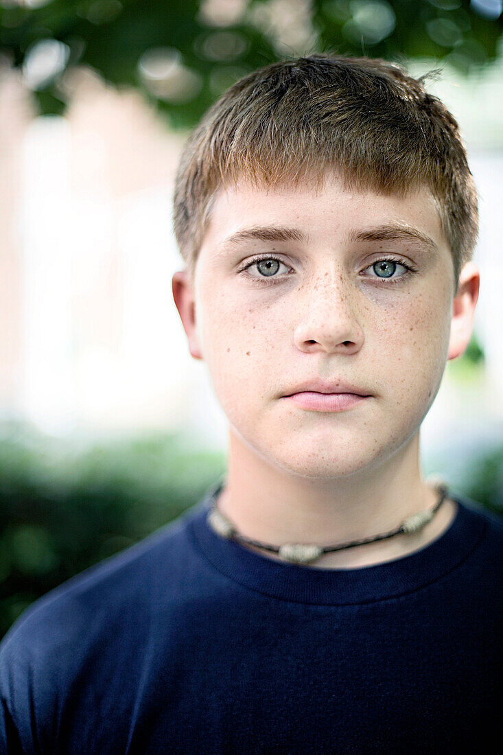 Teenage Boy, Close-Up, Portrait