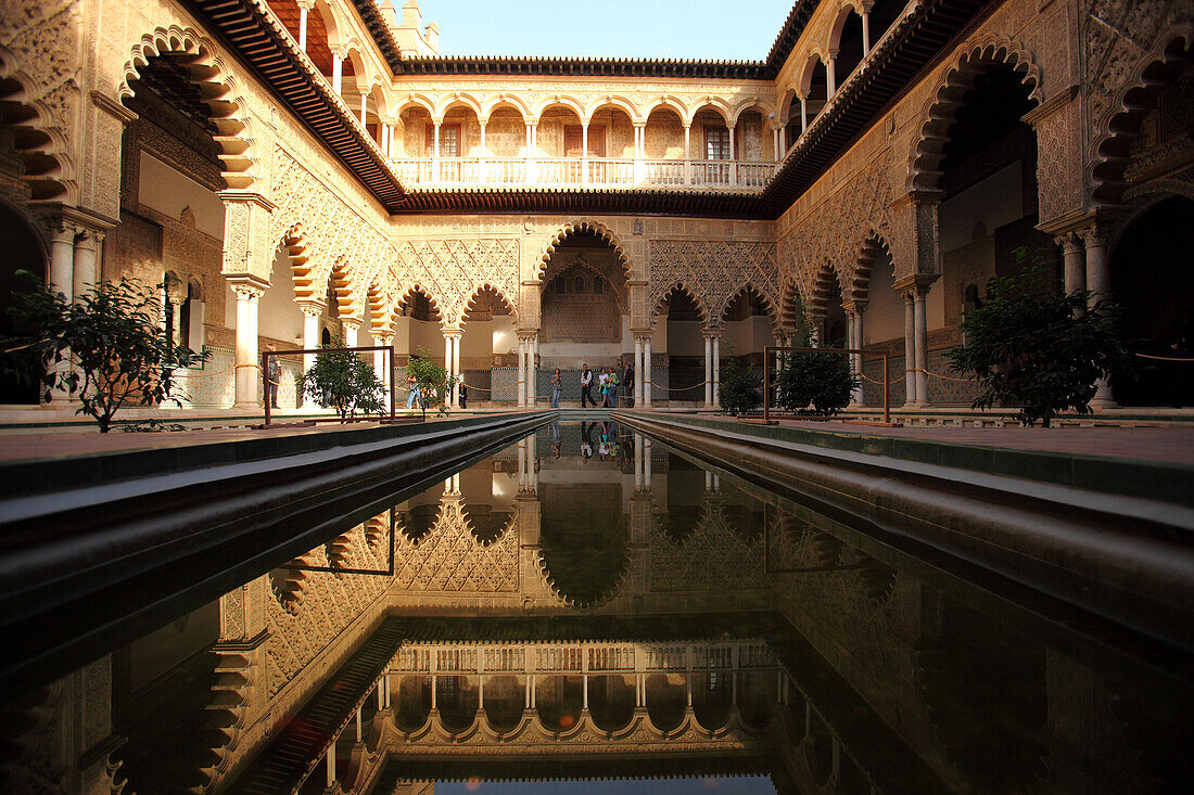 Alcazar, Unesco Weltkulturerbe, Sevilla, Andalusien, Spanien