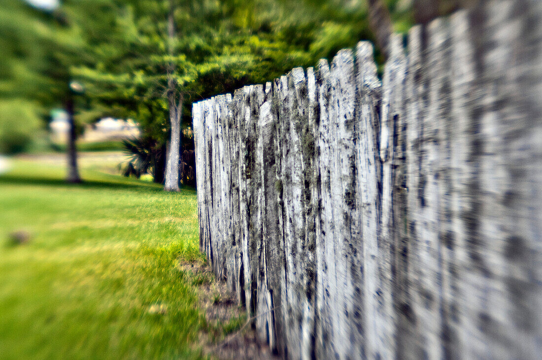 Rustic Fence, Louisiana, US