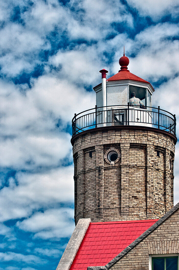 Rustic Lighthouse, Michigan, US