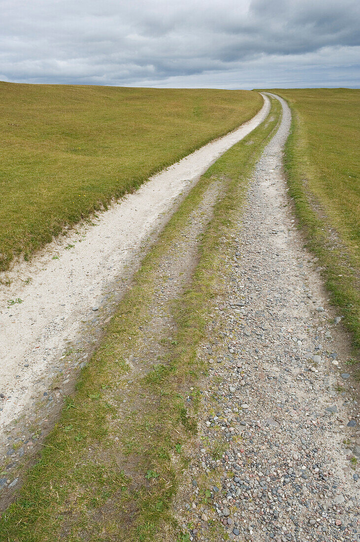 Path Across a Countryside Grassland, Ross-shire, Scotland, UK