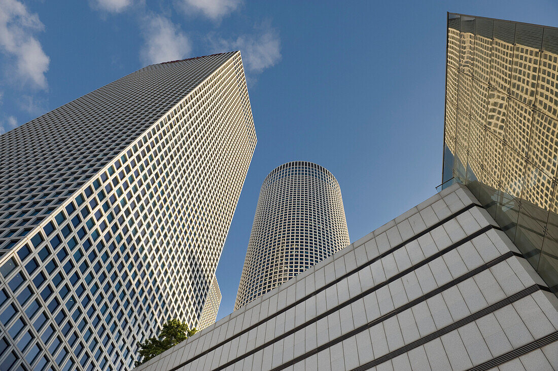 Modern Skyscrapers in Tel Aviv, Tel Aviv, Israel