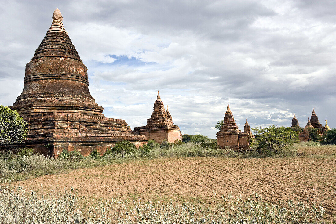 Bagan, Myanmar, ancient temples and stupas