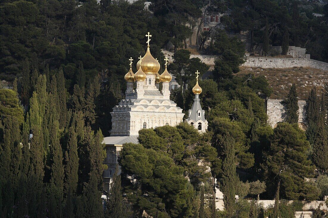Israël, Jérusalem, Mount of Olives orthodox church