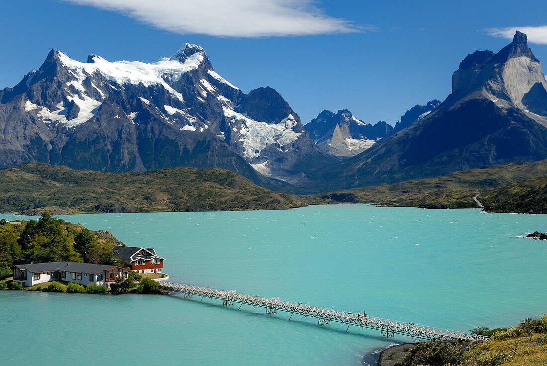 Chile, Patagonia, Torres del Paine National Park, lake Pehoe
