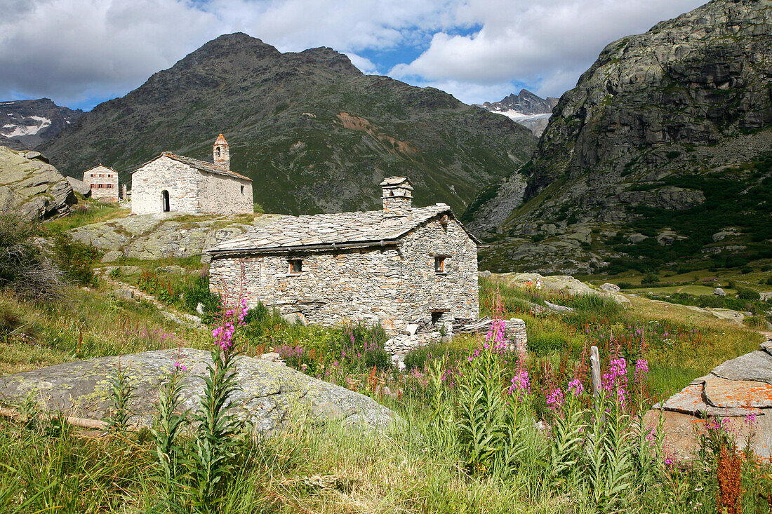 France, Rhone Alpes, Savoie, Bonneval-sur-Arc, l'Ecot hamlet (Vanoise National parc)