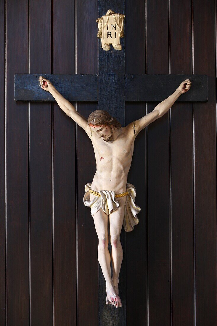Australie, Sydney, Sacred Heart Church. Crucifix.