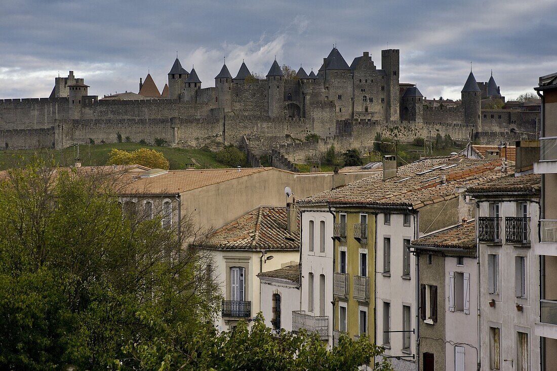 France, Languedoc-Roussillon, Aude, Carcassonne, medieval city