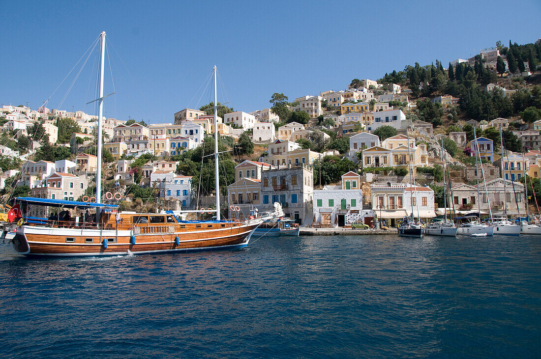 Greece, Symi, a small Dodecanesian island between Rhodes and Kos