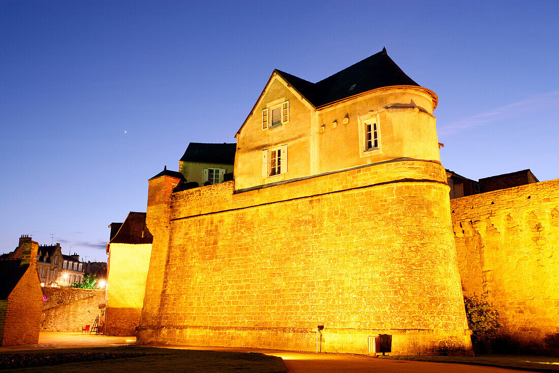 France, Brittany, Morbihan, Vannes walls