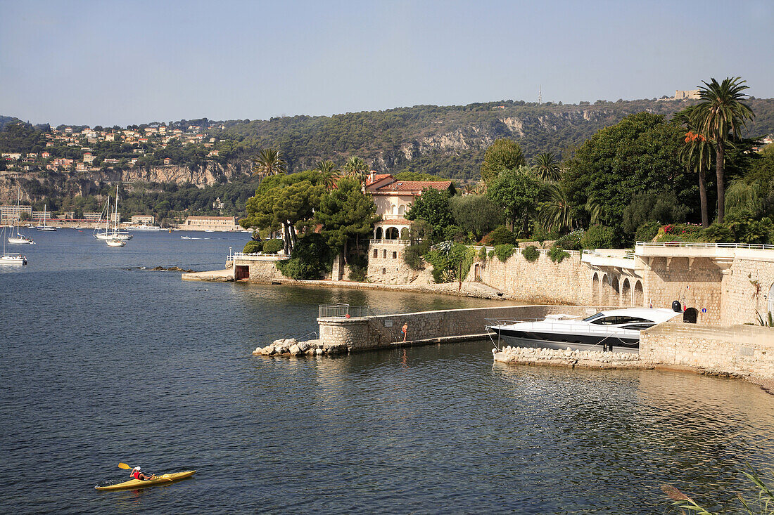 France, Provence, Côte d'Azur, Villefranche, seafront