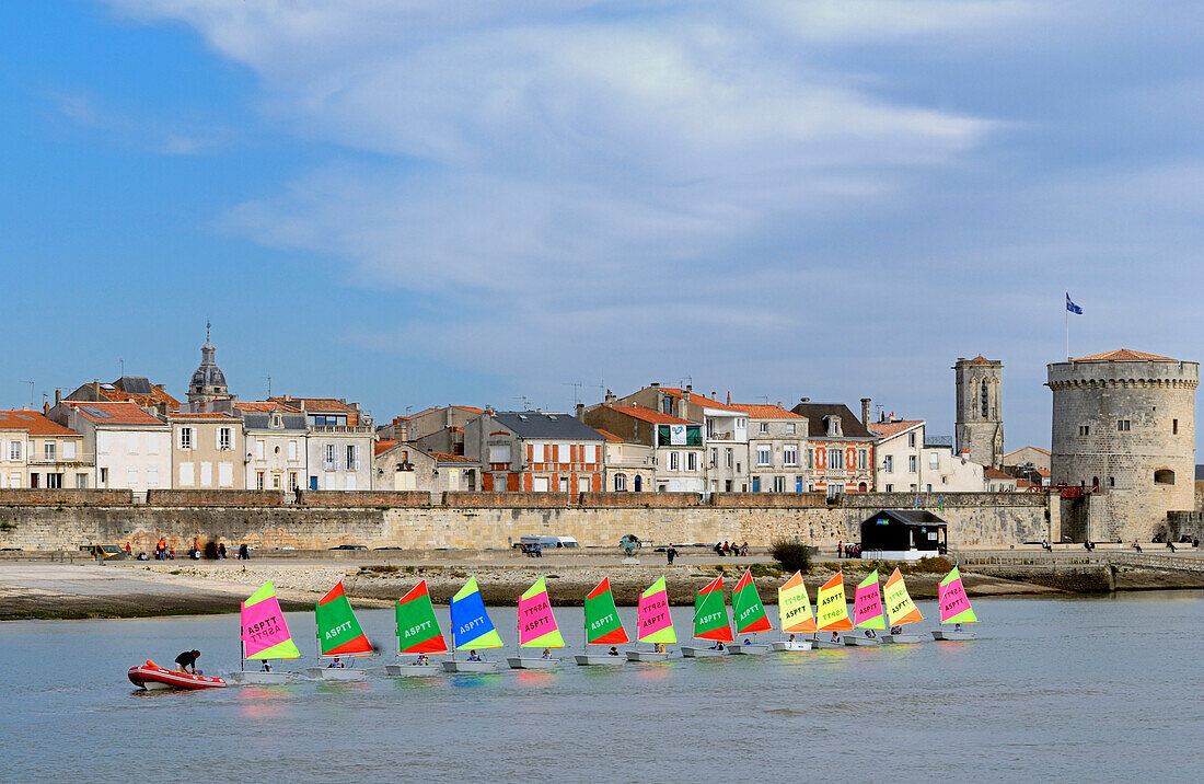 France, Poitou-Charentes, Charente-Maritime, La Rochelle, optimists