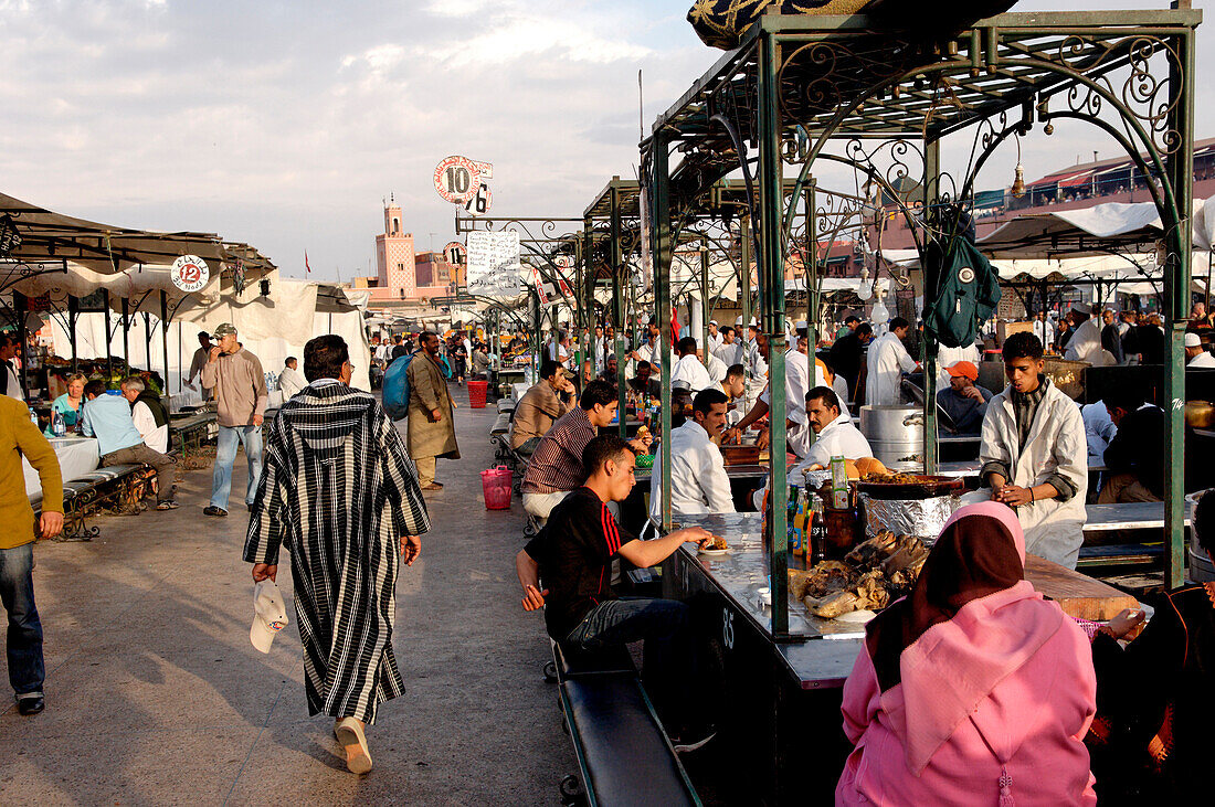 Morroco, City of Marrakesh, Jemââ Al Fna square