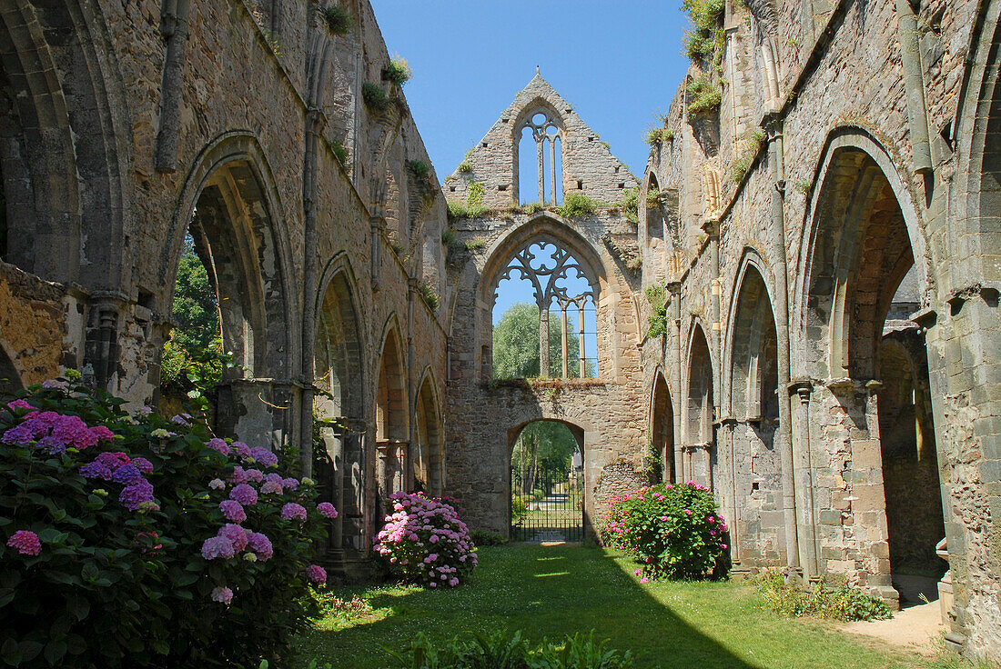 France, Brittany, Côtes d'Armor, Beauport Abbey