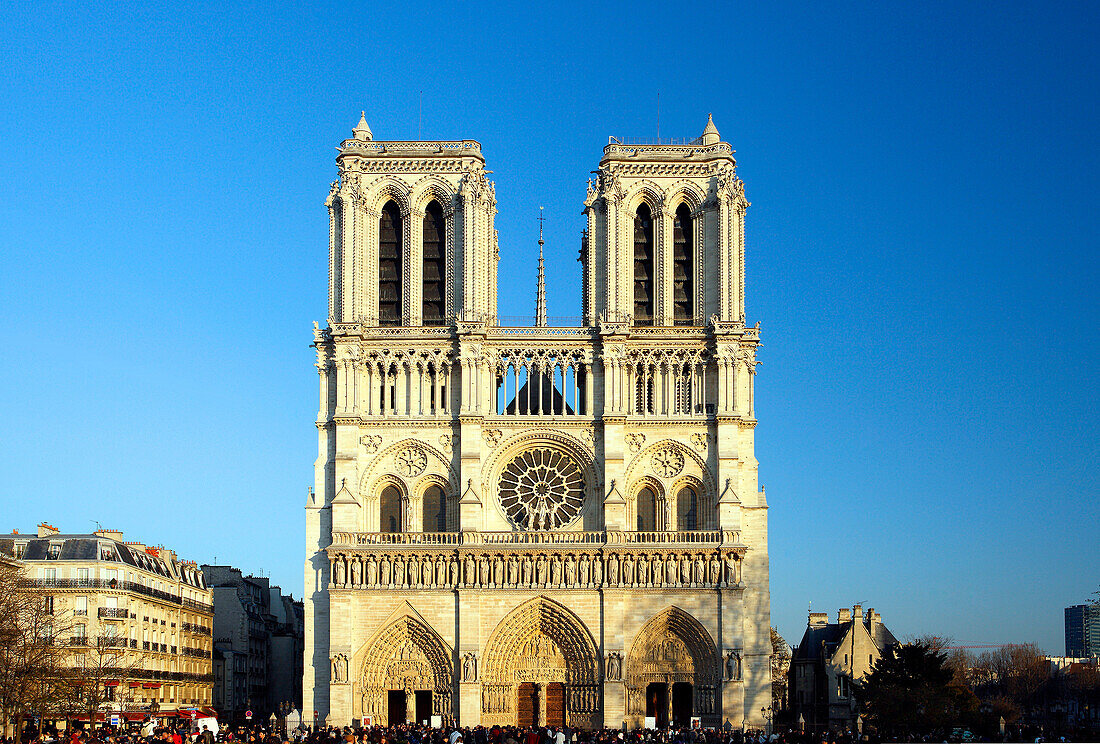 France, Paris, 4th arrondissement, Notre-Dame cathedral