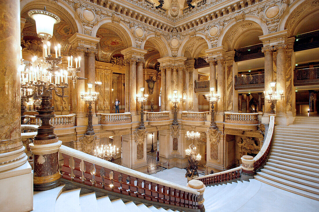 France, Paris Opera, Grand Escalier