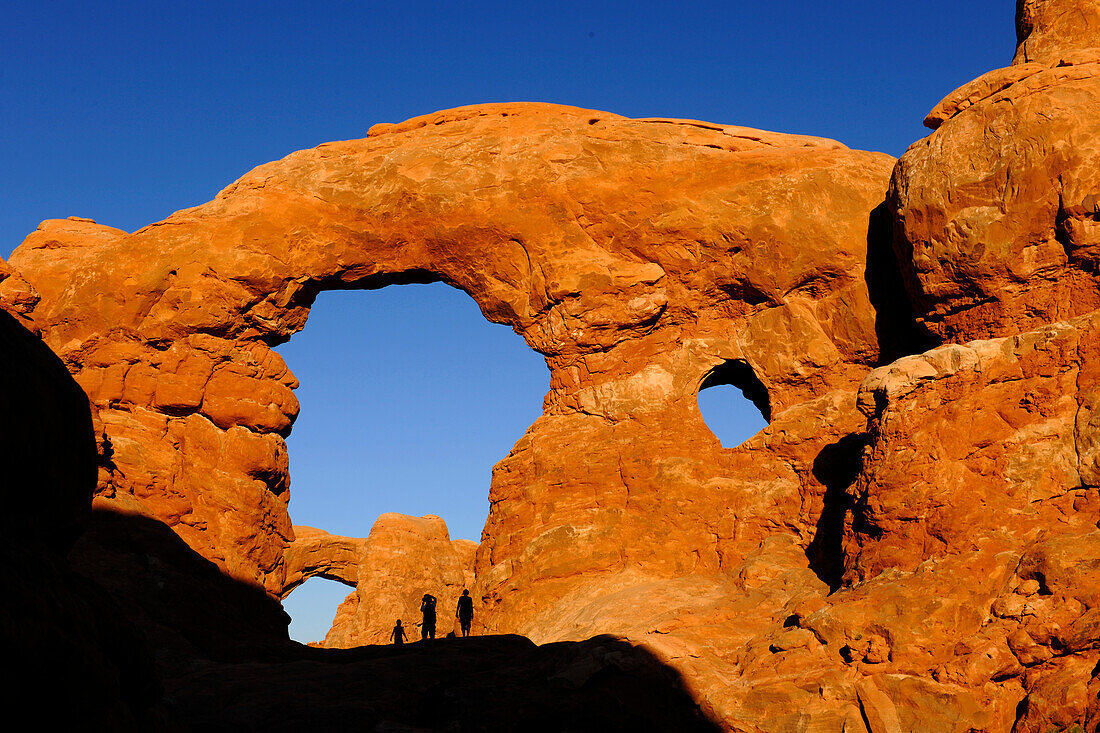 Turret Arch, Arches National Park, Canyonlands National Park, Utah, USA